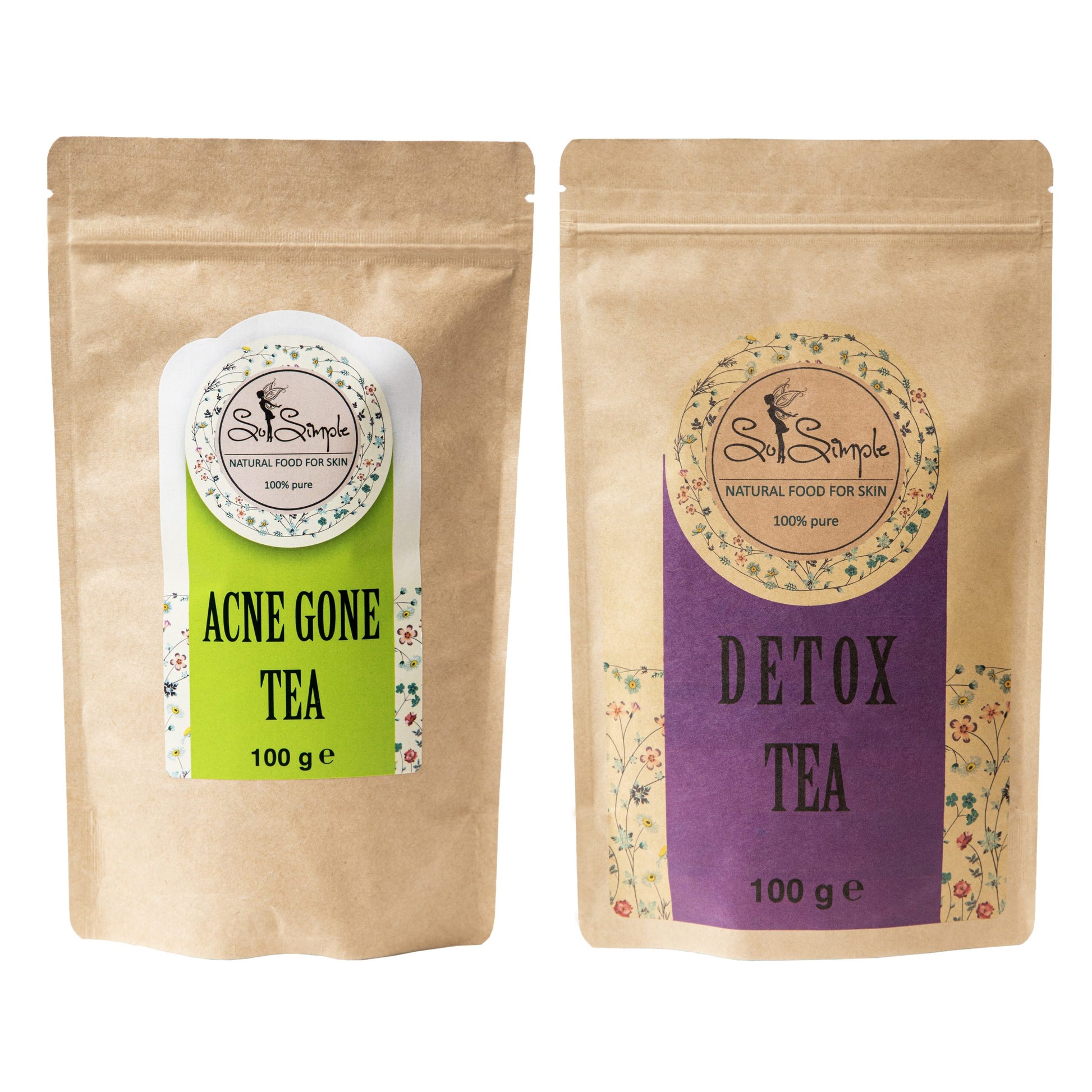 чай Detox + чай Acne Gone