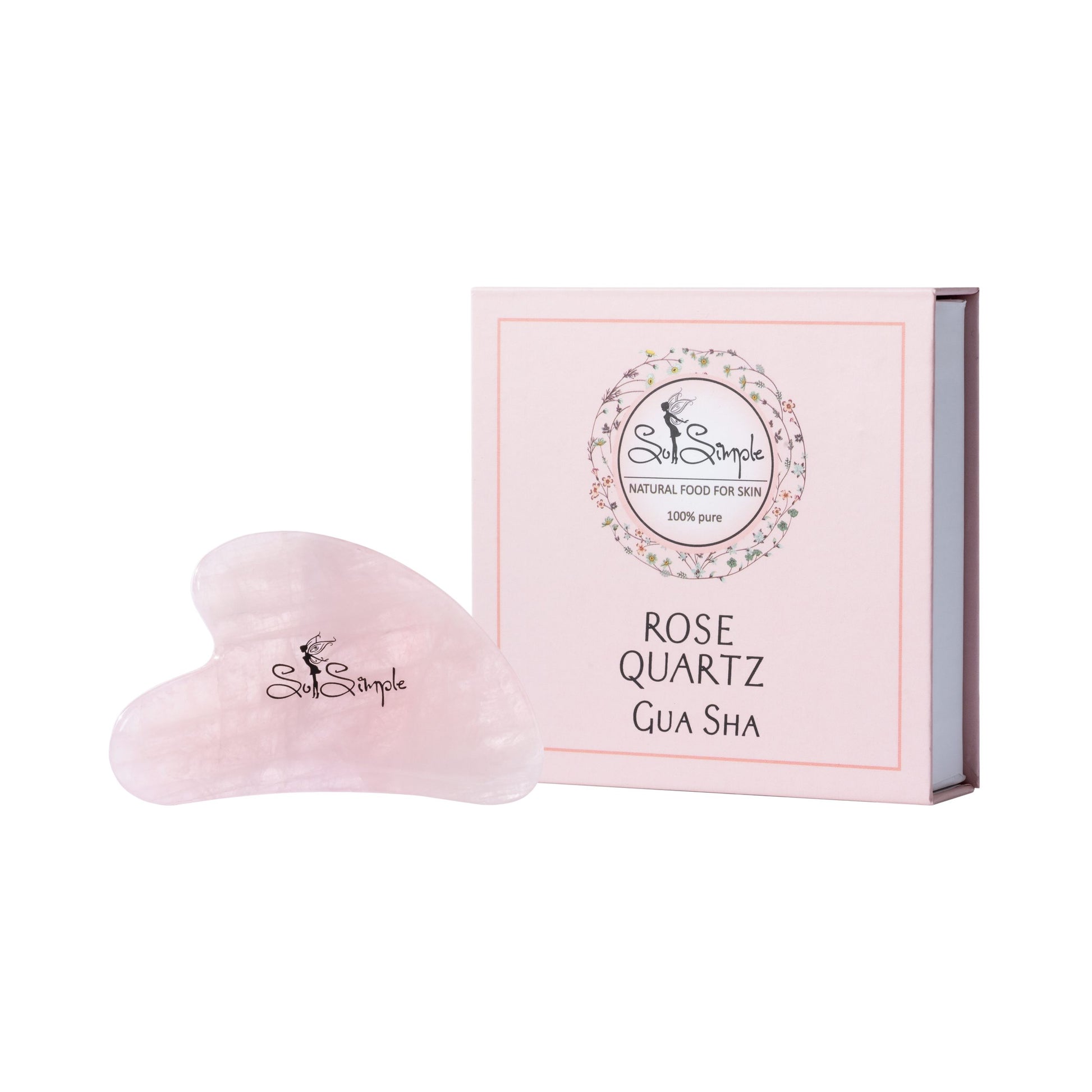Гуа Ша от розов кварц