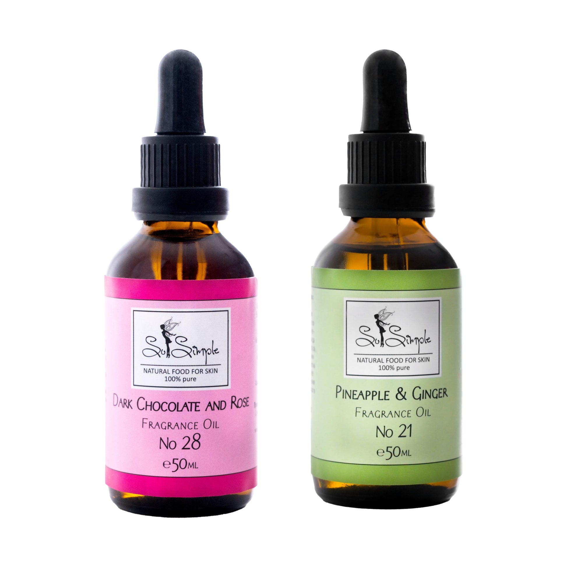 Ананас и Джинджифил + Шоколад и Роза