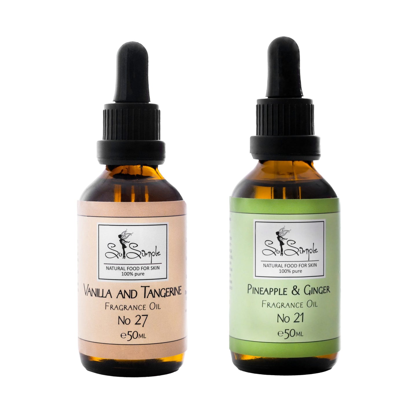 Ананас и Джинджифил + Ванилия и Мандарина