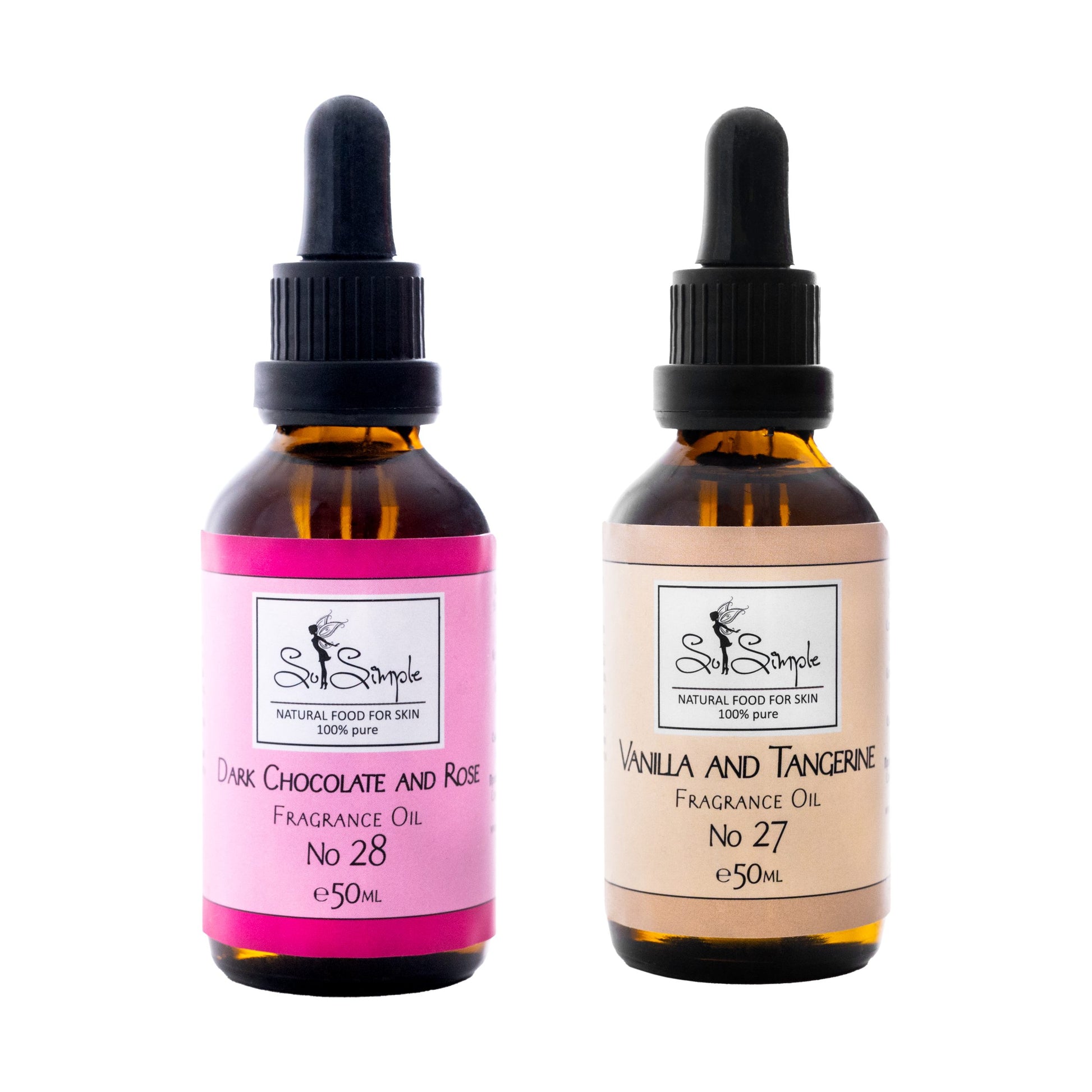 Ванилия и Мандарина + Шоколад и Роза